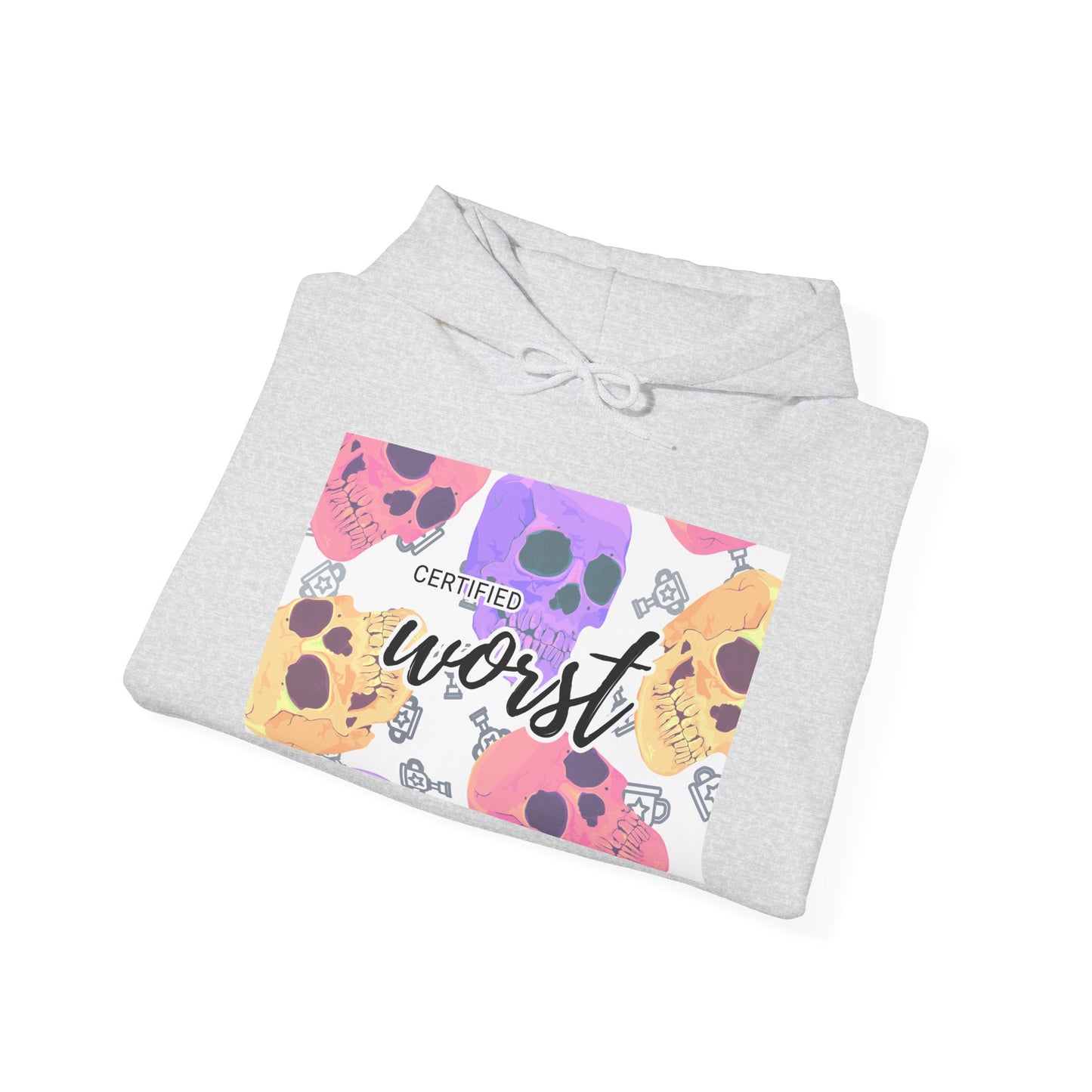 Certified Worst Halloween Skull Hoodie