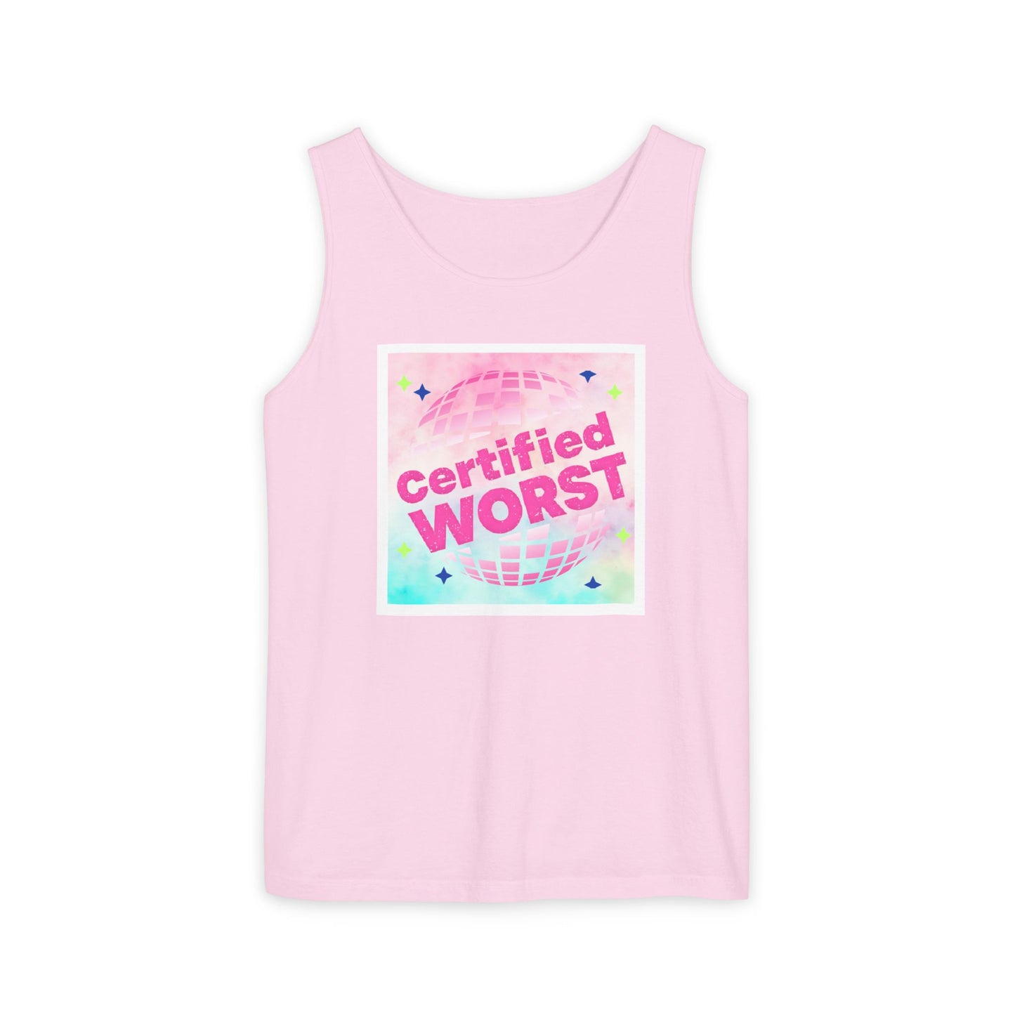 Certified Worst Neon Disco Tank