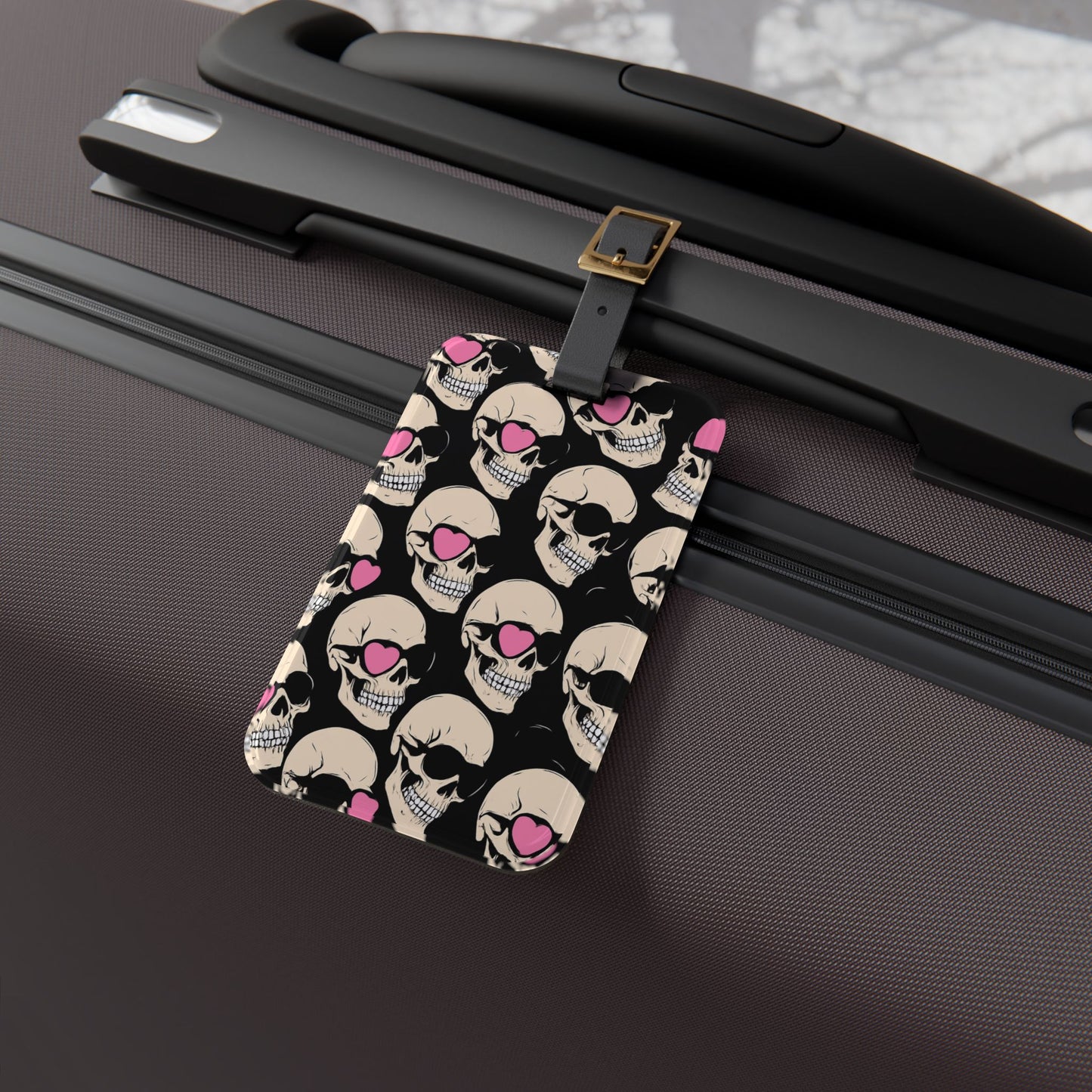 Stylish Skull Luggage Tag