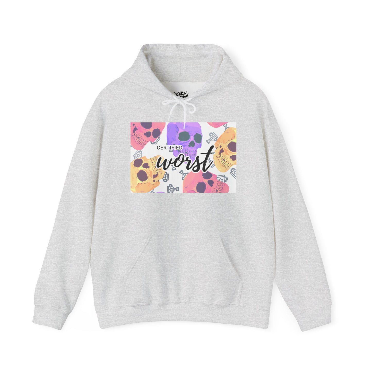 Certified Worst Halloween Skull Hoodie