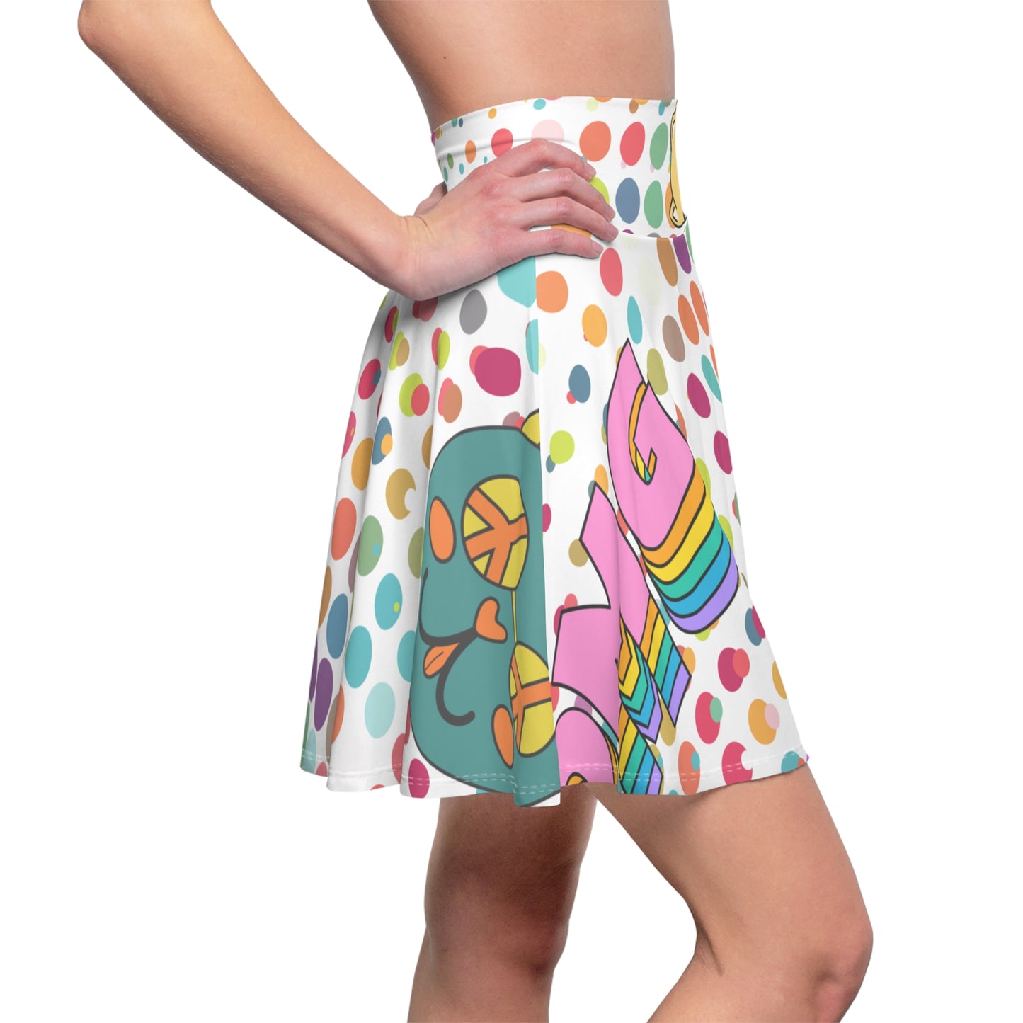 Retro Groove Skater Skirt