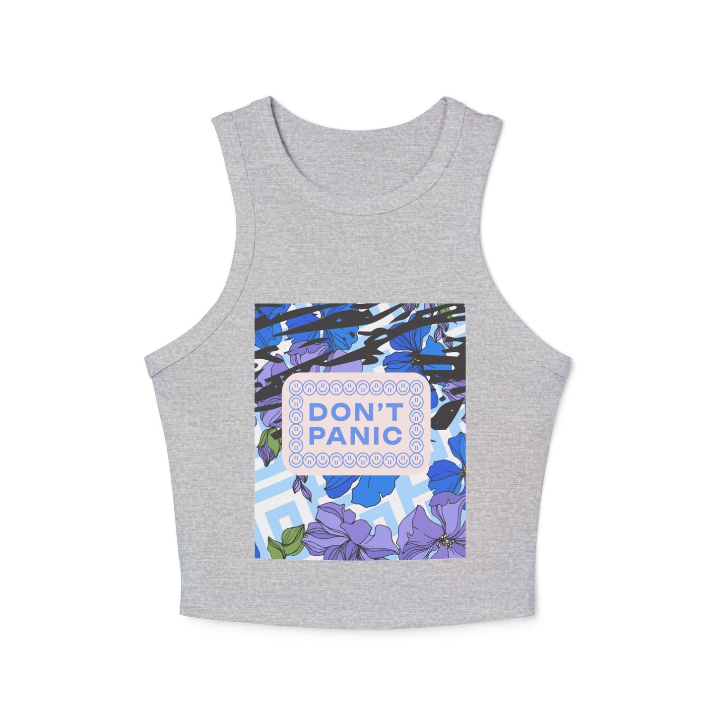 Don't Panic Micro Rib Tank Top