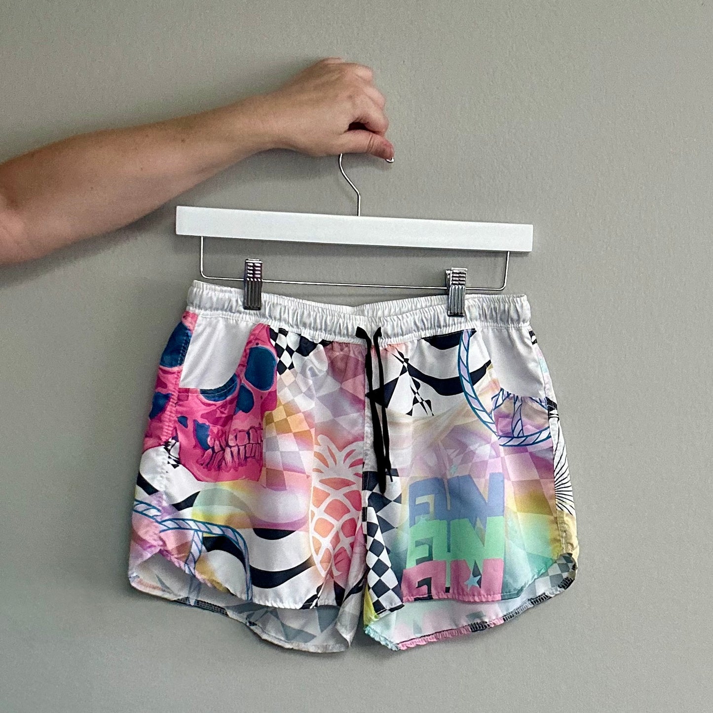 Emotional Baggage Skull Shorts