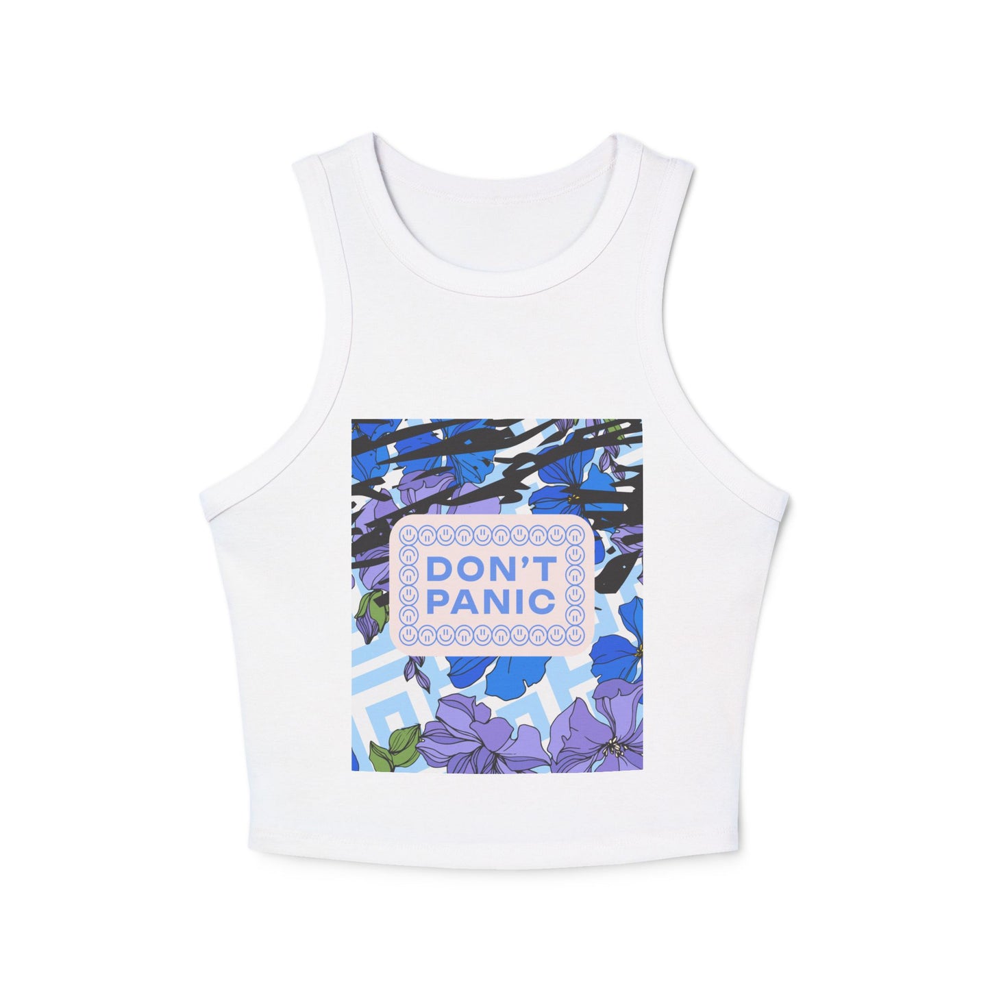 Don't Panic Micro Rib Tank Top