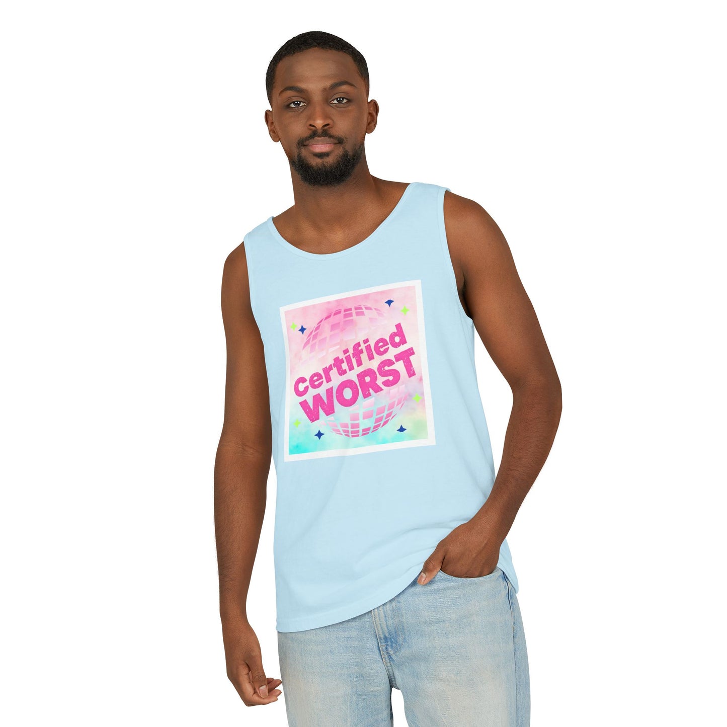 Certified Worst Neon Disco Tank
