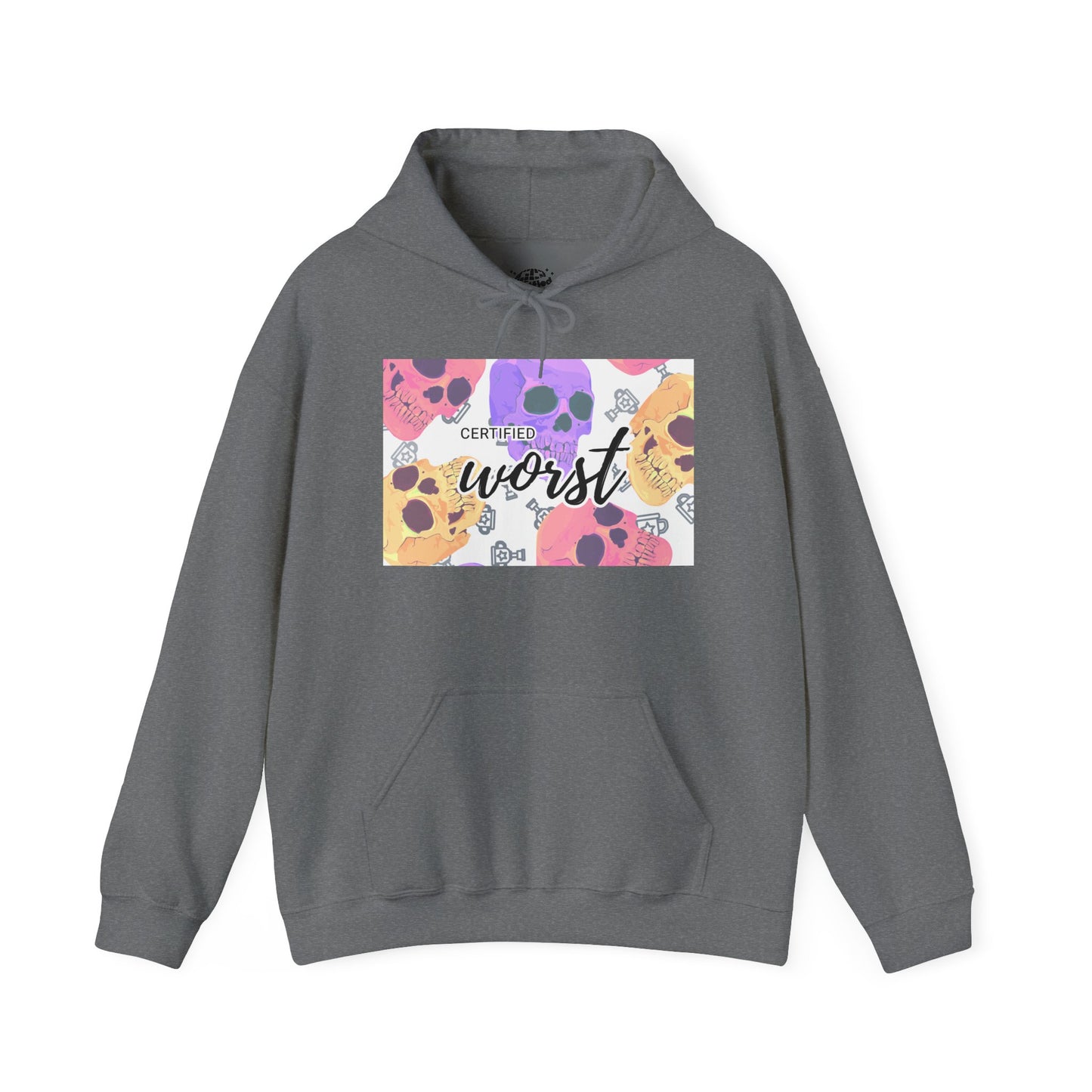 Certified Worst Halloween Skull Hoodie