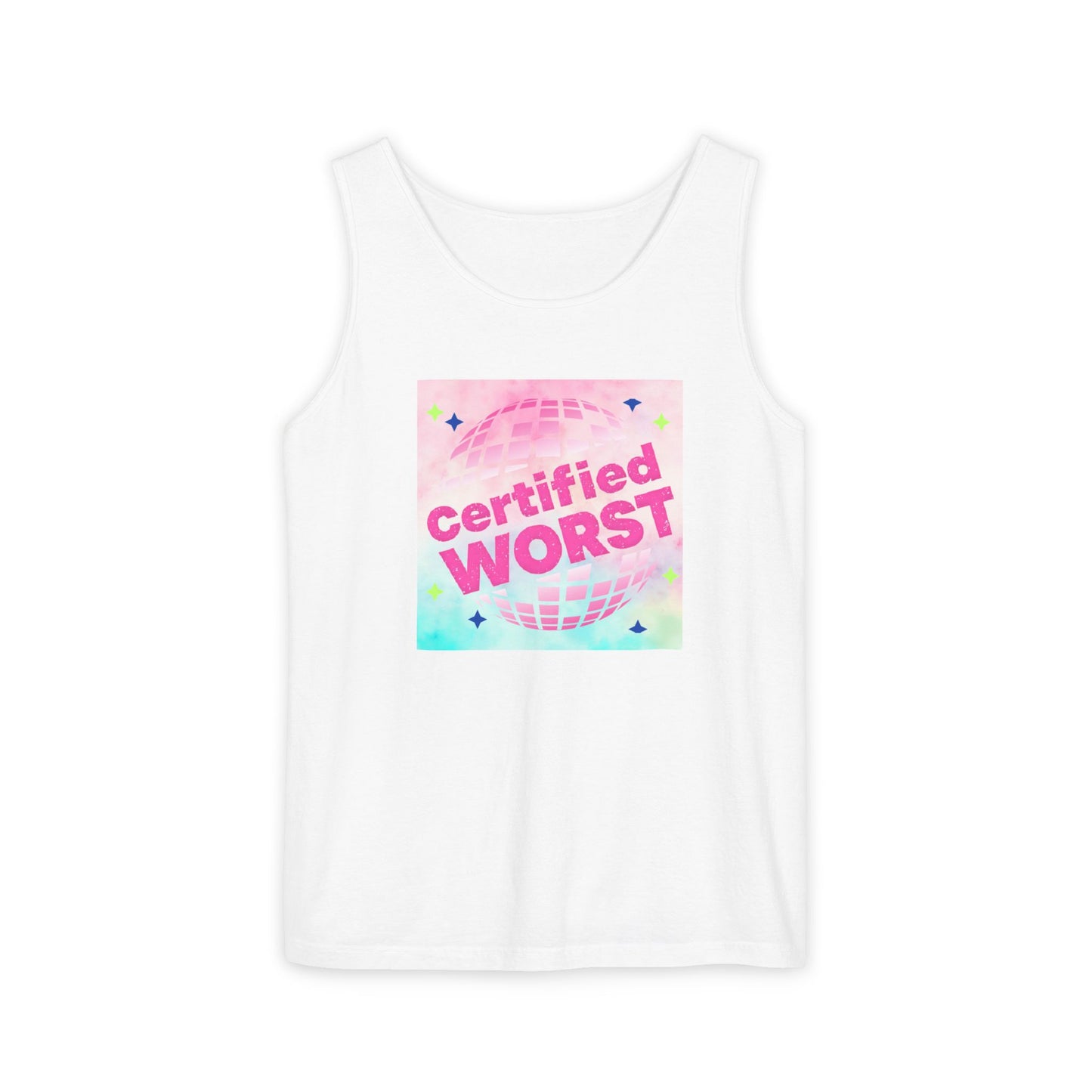 Certified Worst Neon Disco Tank