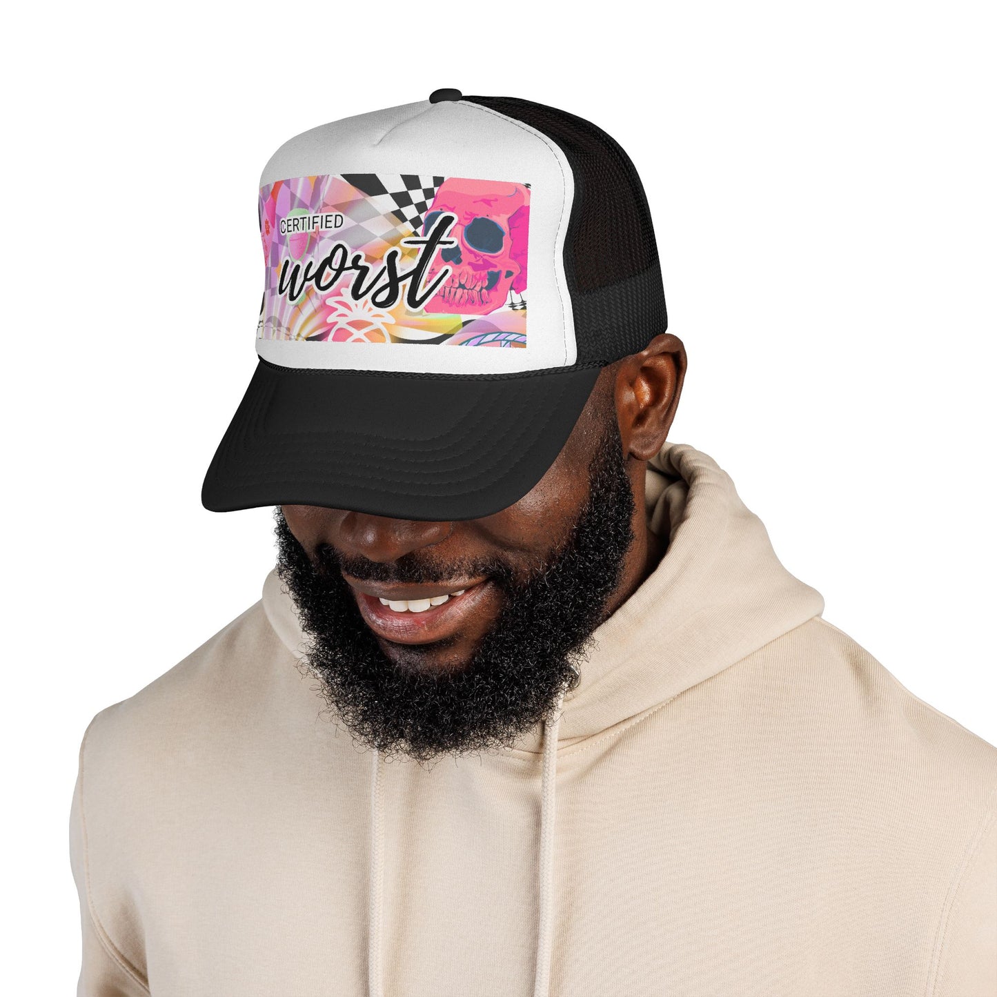 Patterns That Punch Trucker Cap