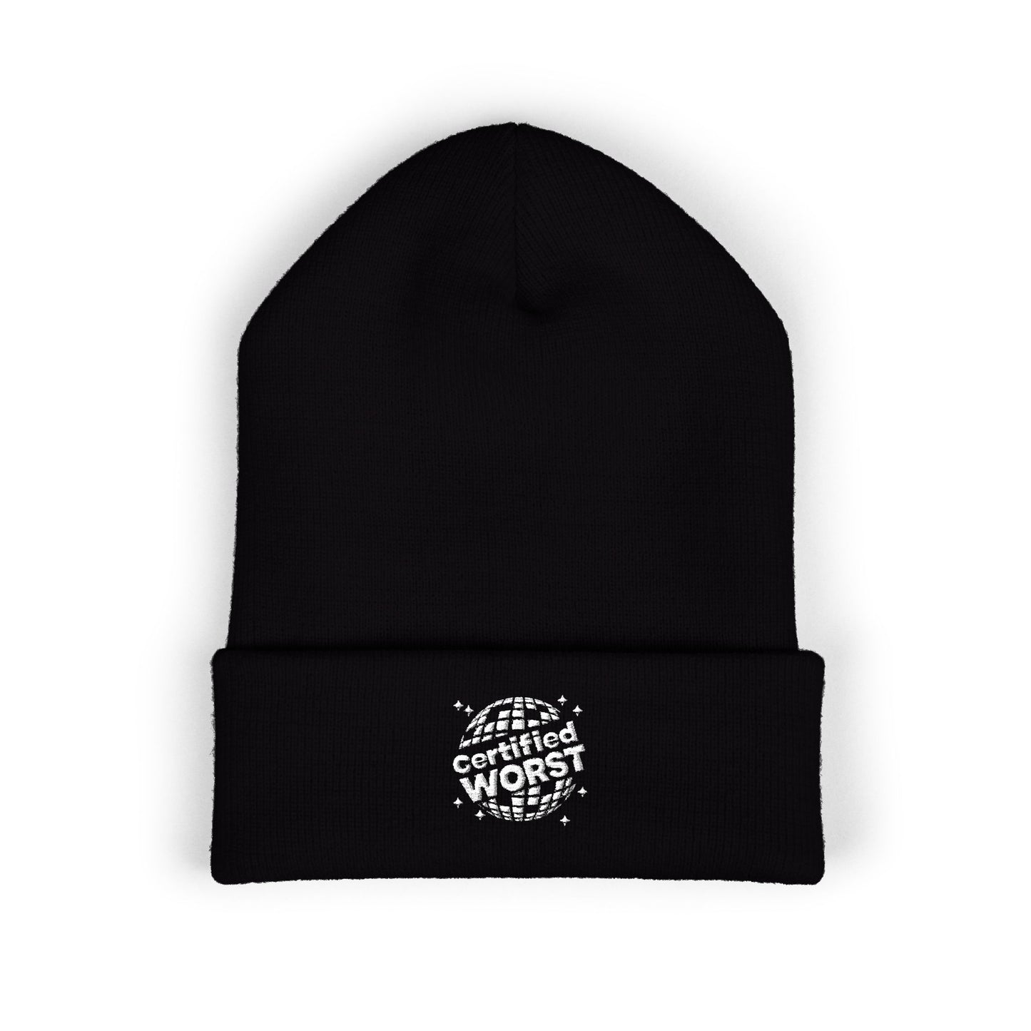 Certified Worst Embroidered Beanie