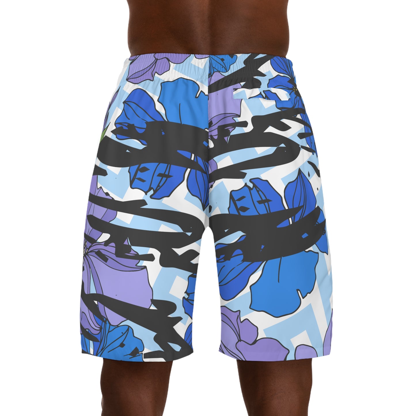 Floral Chaos Jogger Shorts