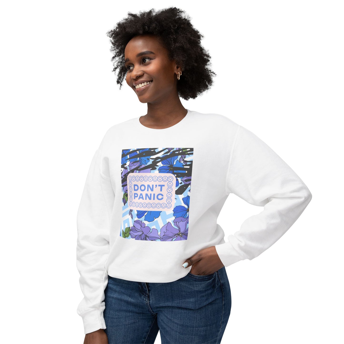 Don’t Panic Crewneck Sweatshirt