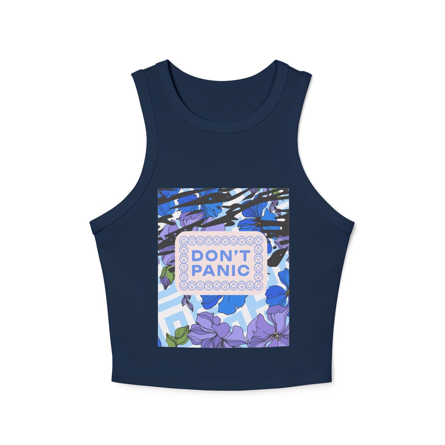 Don't Panic Micro Rib Tank Top