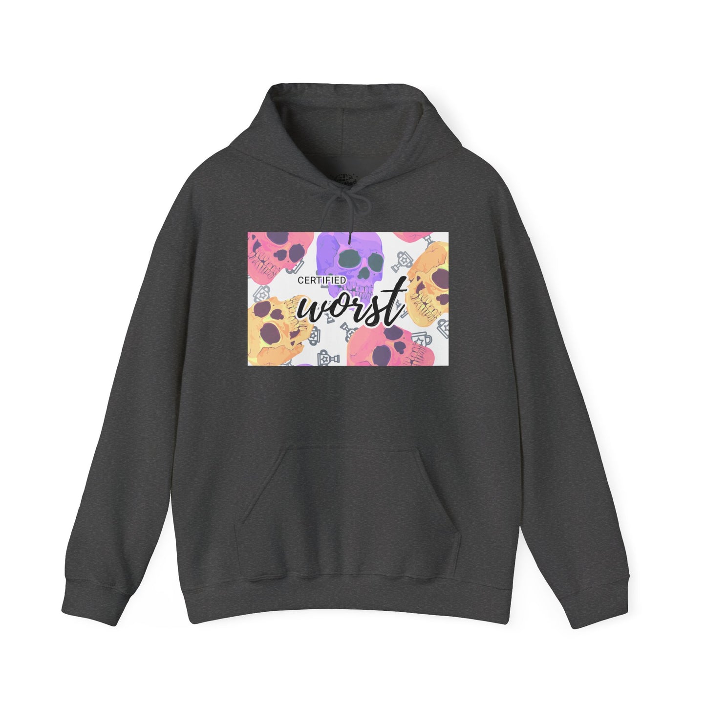 Certified Worst Halloween Skull Hoodie