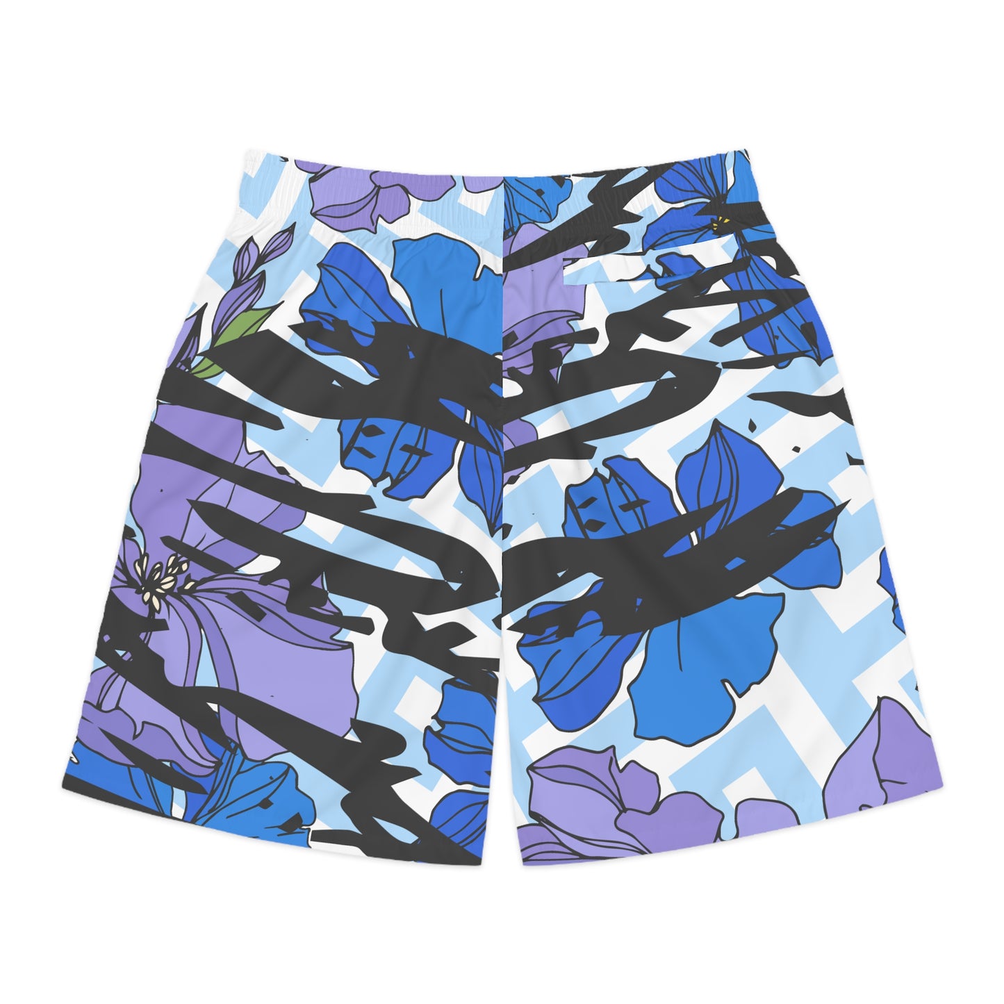 Floral Chaos Jogger Shorts