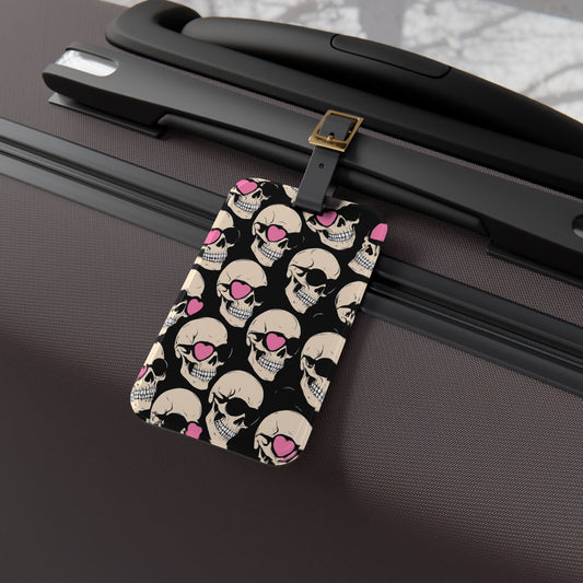 Stylish Skull Luggage Tag