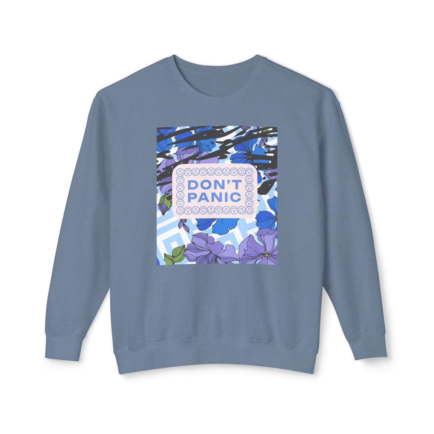 Don’t Panic Crewneck Sweatshirt [Unisex]