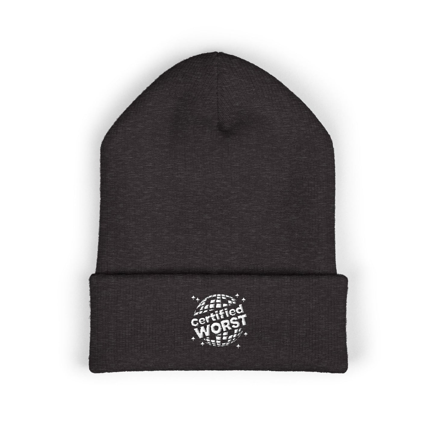 Certified Worst Embroidered Beanie
