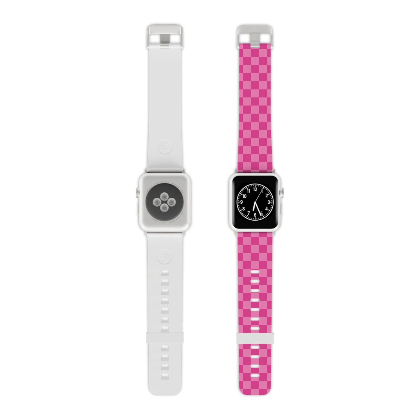 Pink Checkmate Chic Apple Watch Band