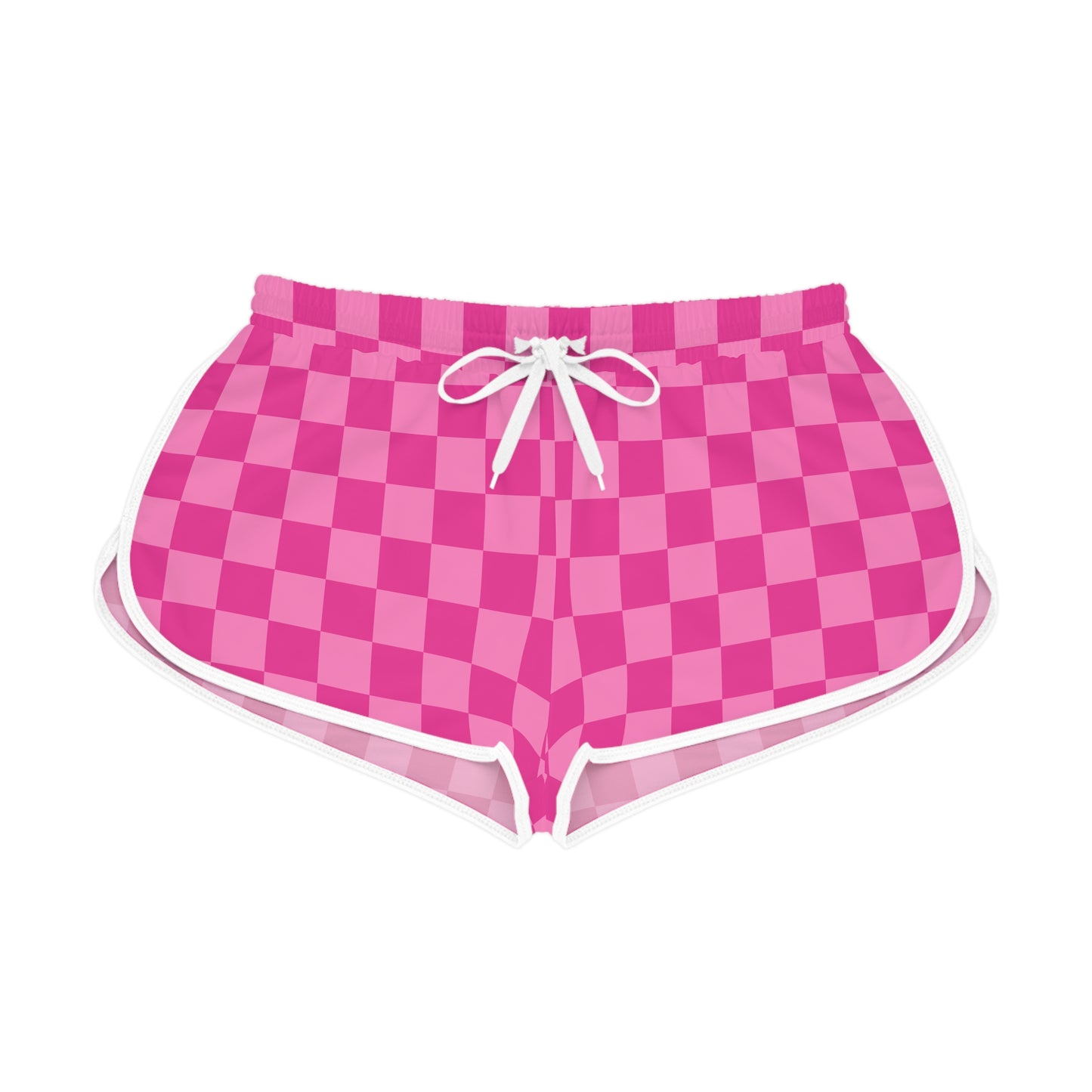 Pink Checkered Chill Lounge Shorts