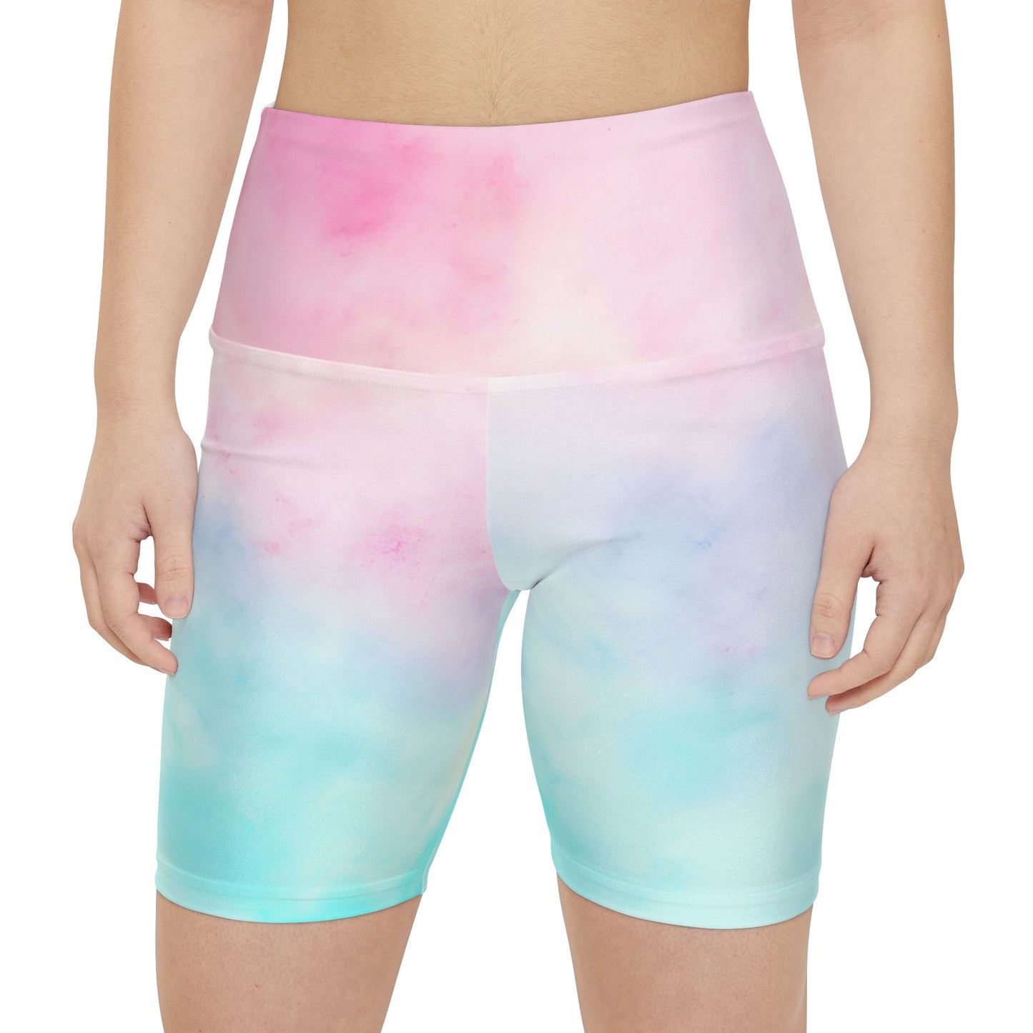 Worst Vibes Pastel Ombre Workout Shorts