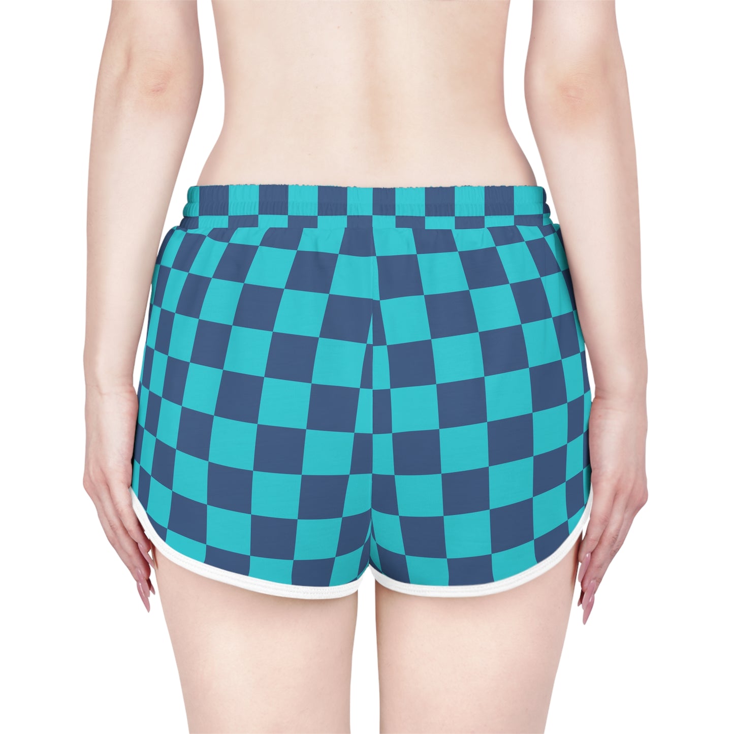 Blue Checkered Chill Lounge Shorts