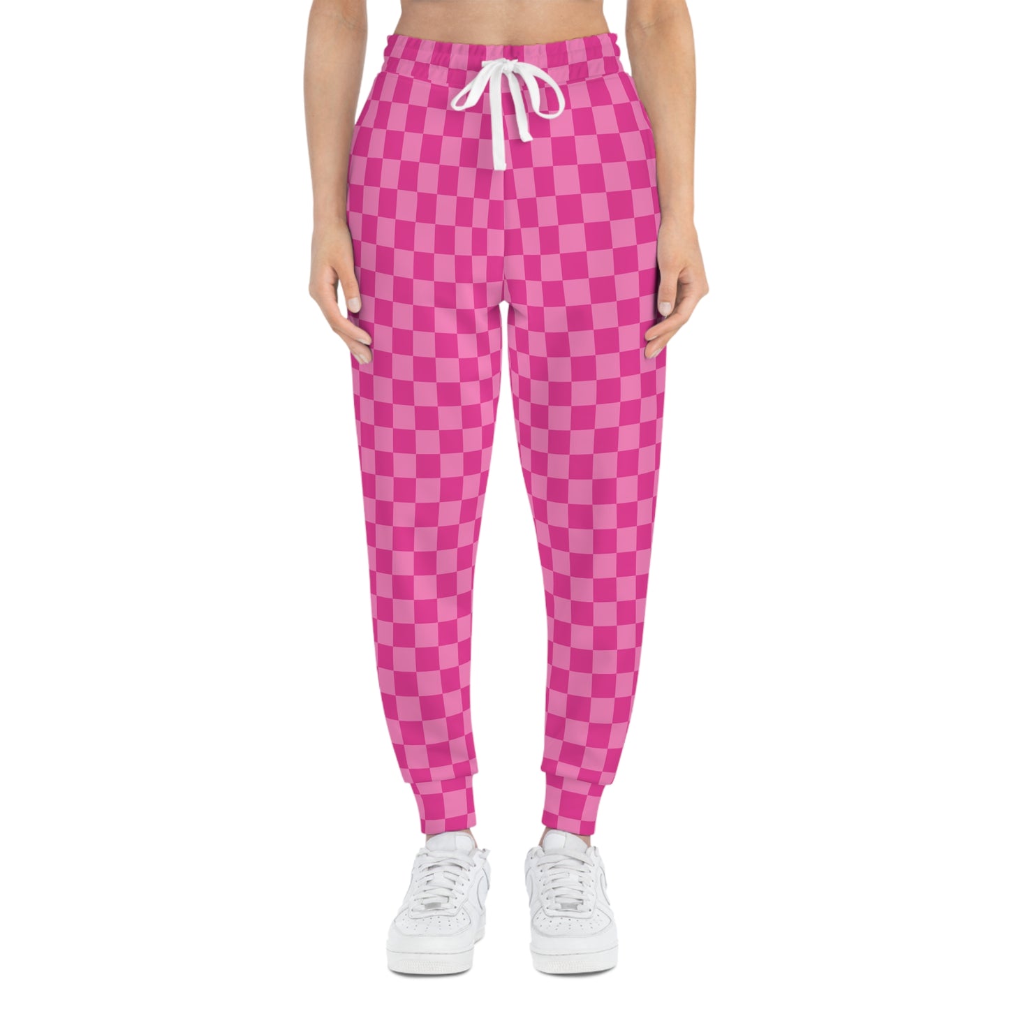 Pink Checkmate Joggers [Unisex]