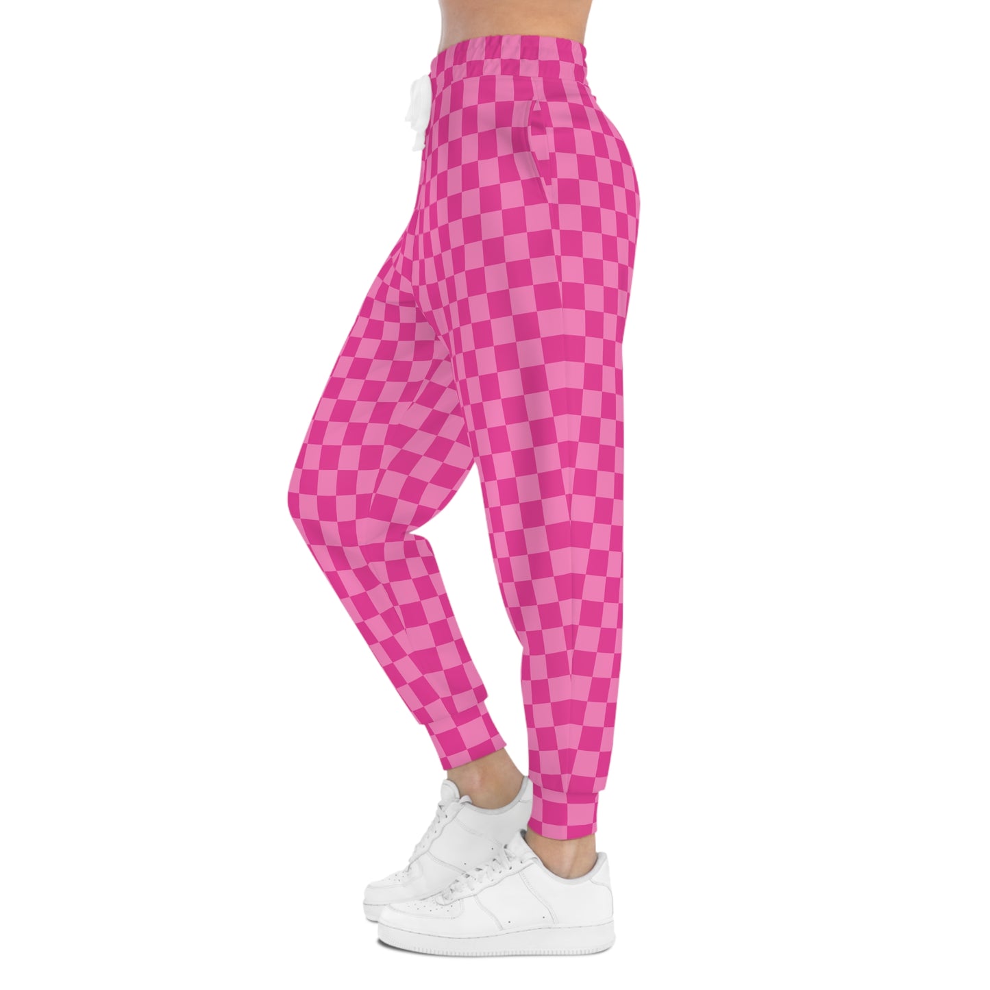Pink Checkmate Joggers [Unisex]