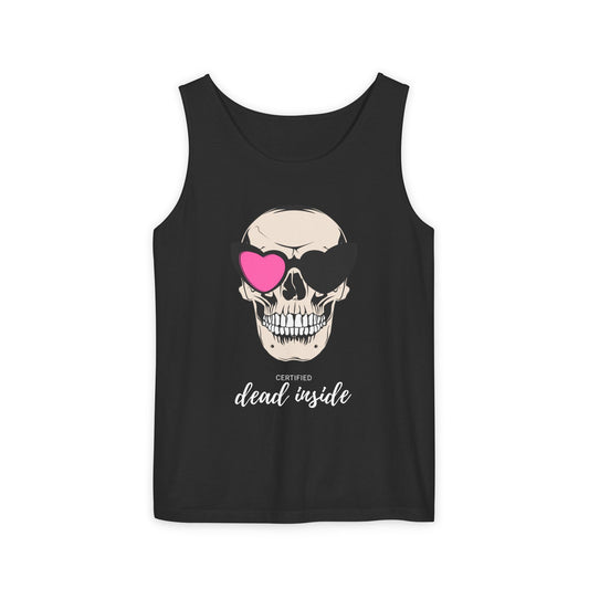 Dead Inside Skull Tank Top