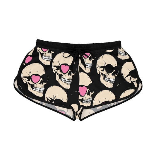 Skull Love Athletic Shorts