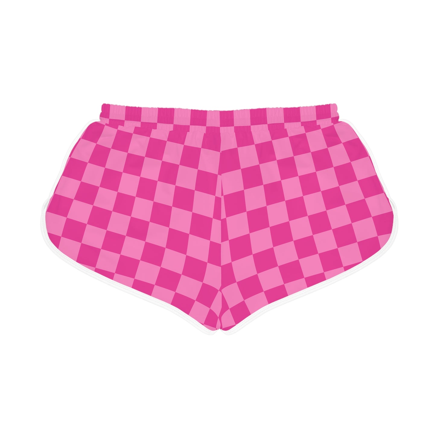 Pink Checkered Chill Lounge Shorts