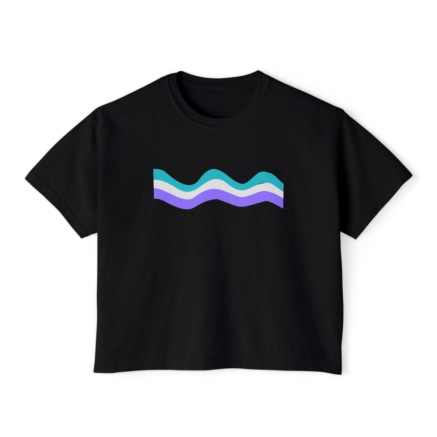 Worst Vibes Cool Retro Boxy Tee
