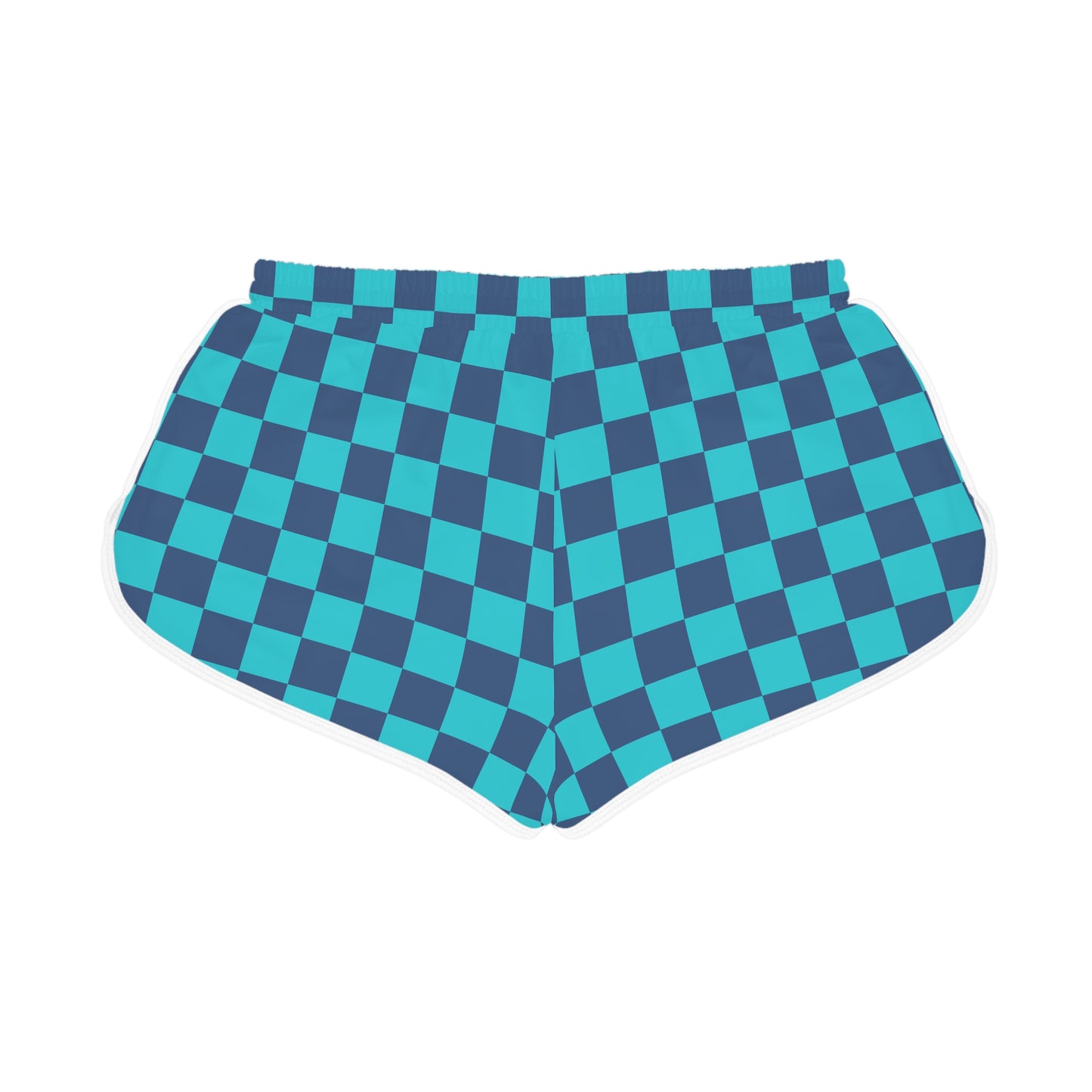 Blue Checkered Chill Lounge Shorts