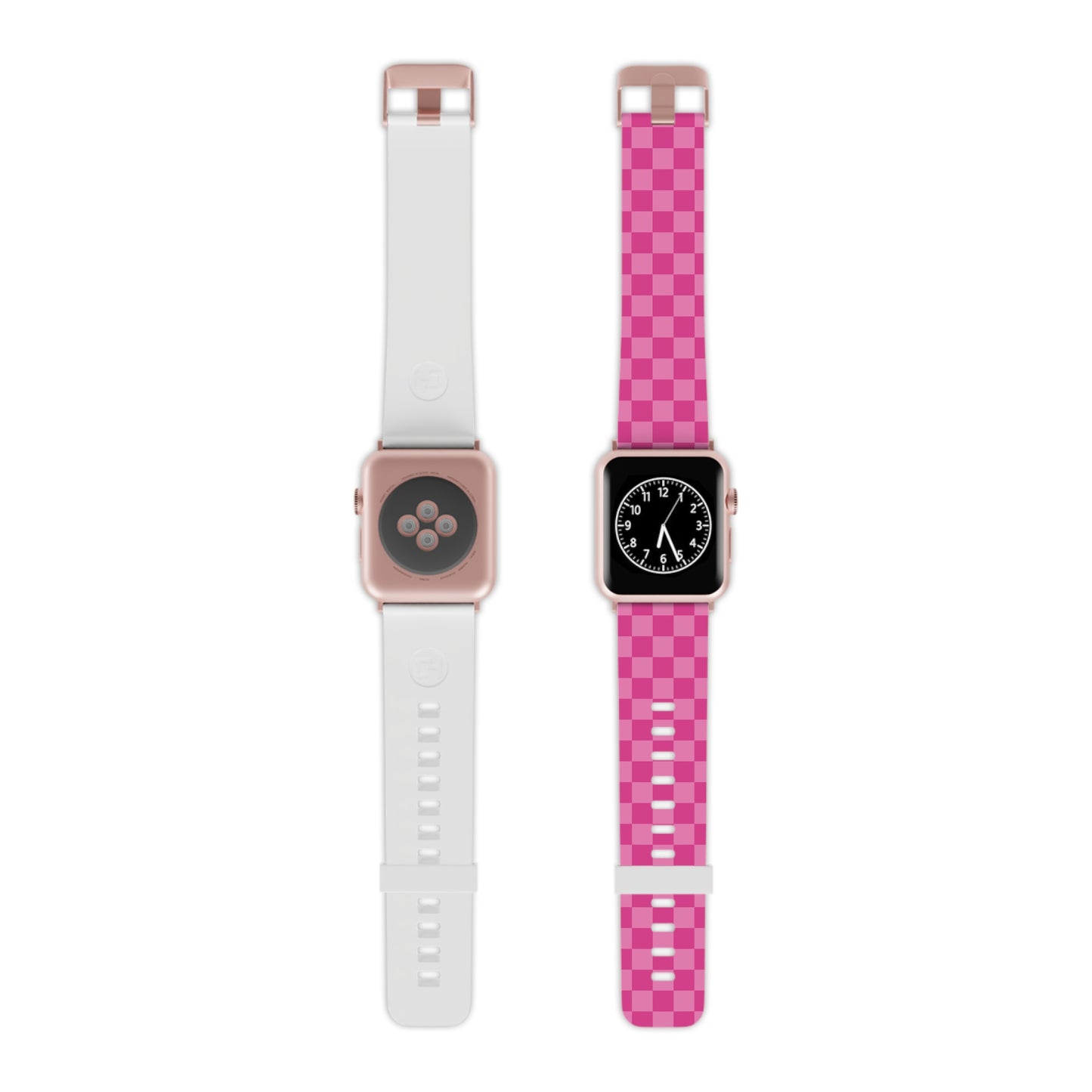 Pink Checkmate Chic Apple Watch Band