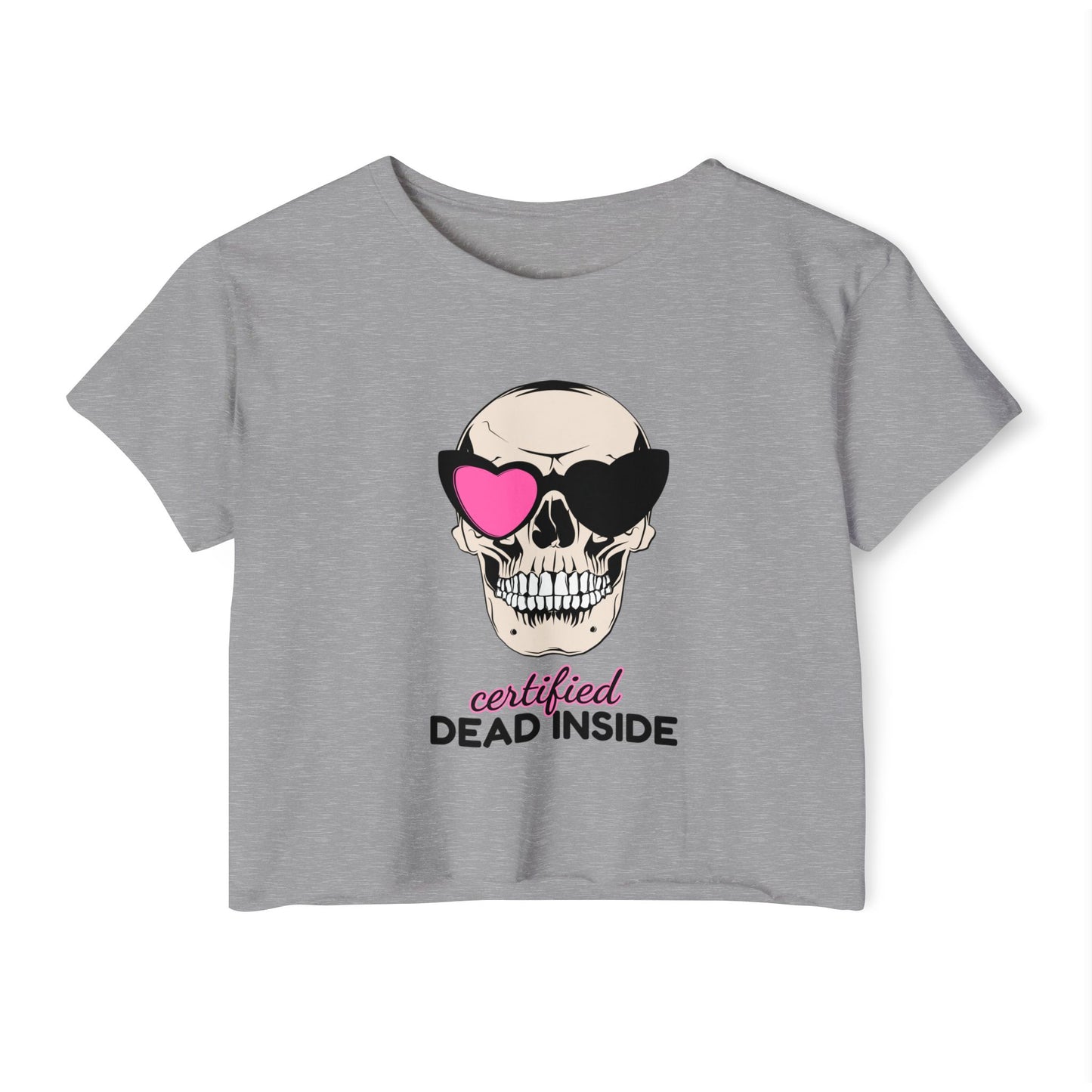 Spooky Skull Crop Top