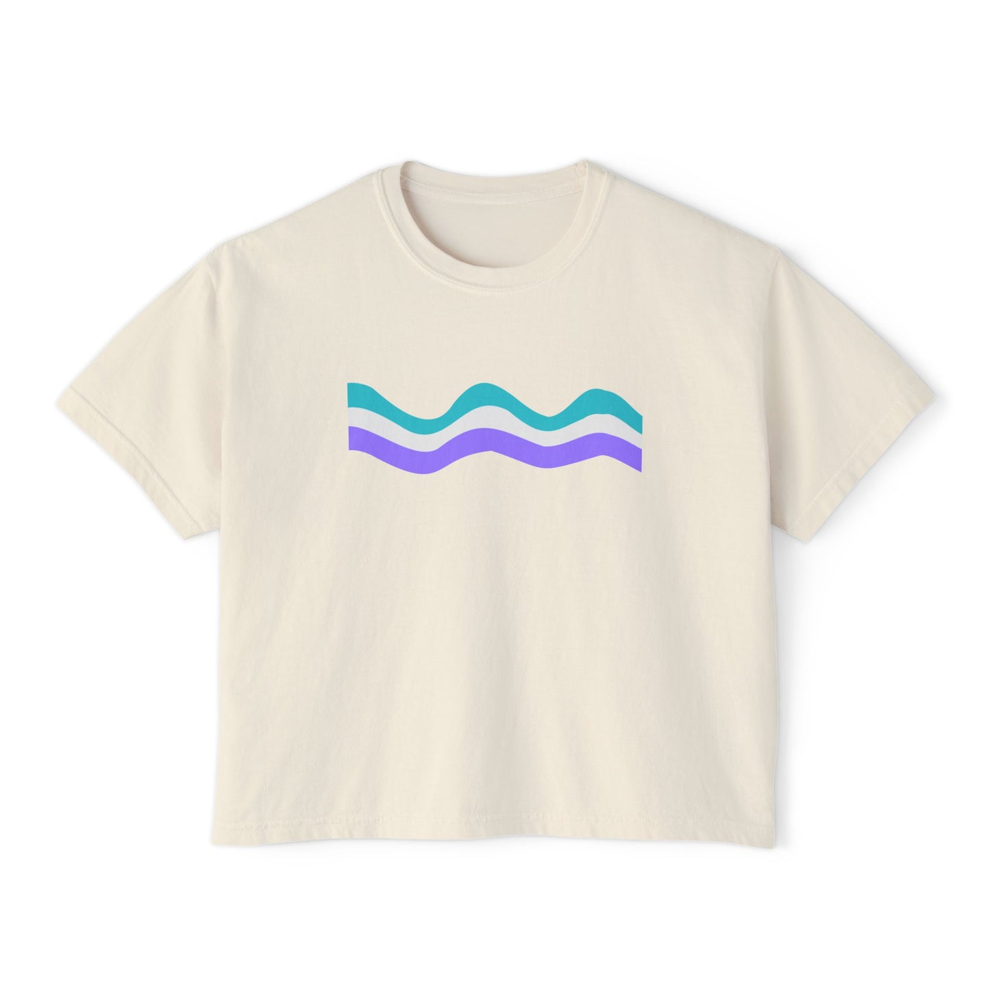 Worst Vibes Cool Retro Boxy Tee