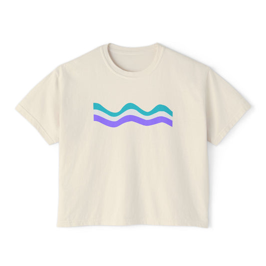 Worst Vibes Cool Retro Boxy Tee