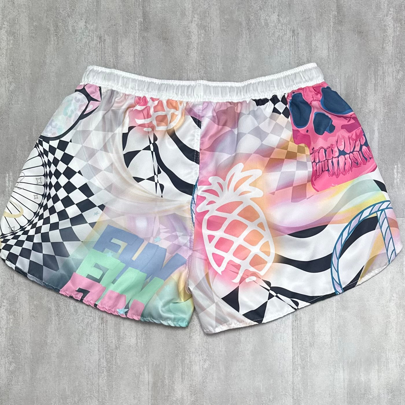 Emotional Baggage Skull Shorts