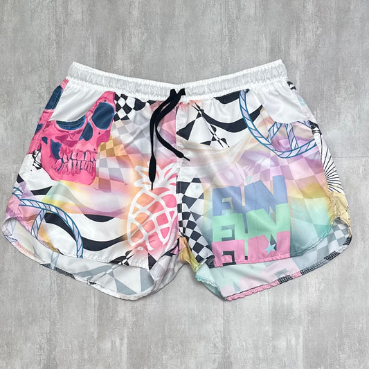 Emotional Baggage Skull Shorts