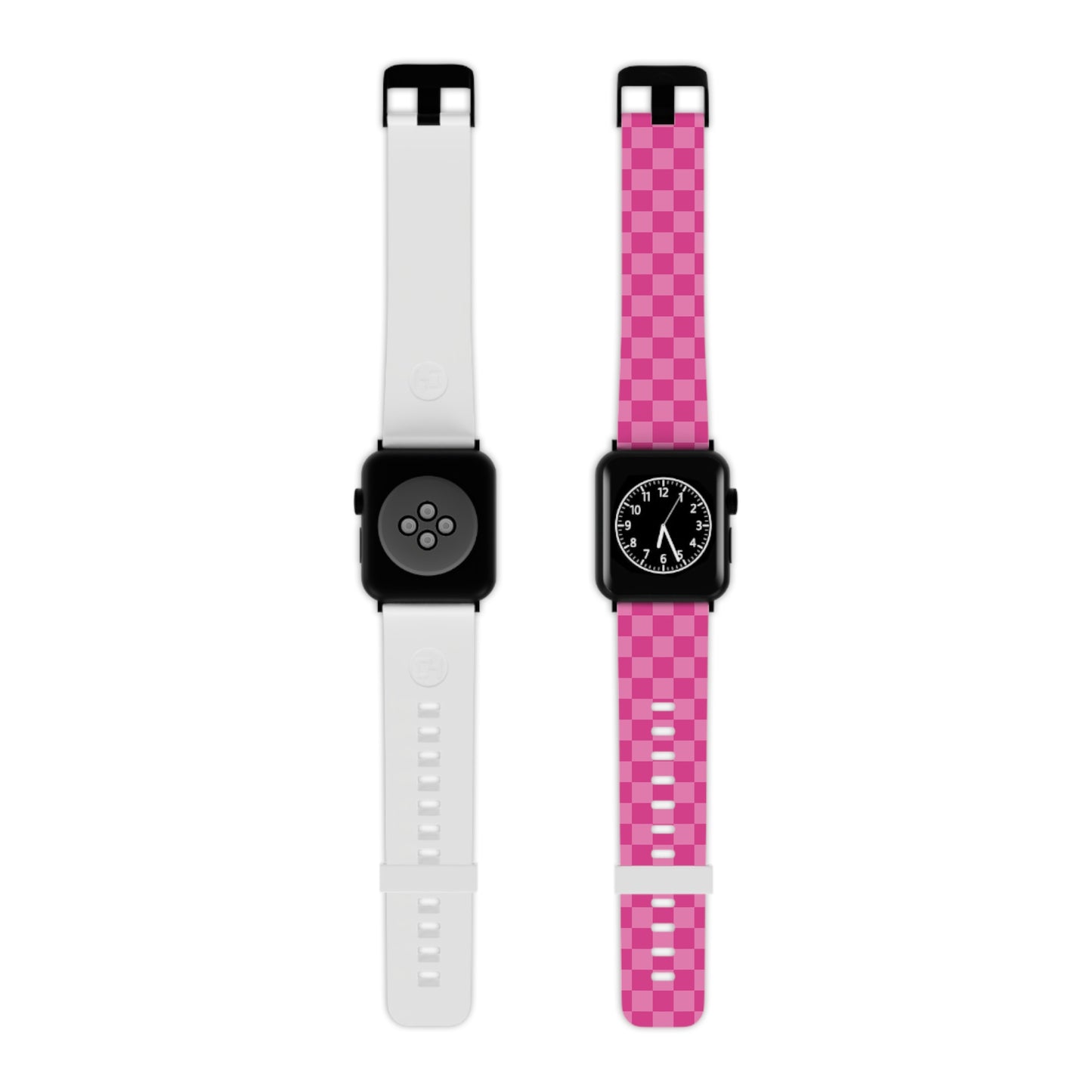Pink Checkmate Chic Apple Watch Band