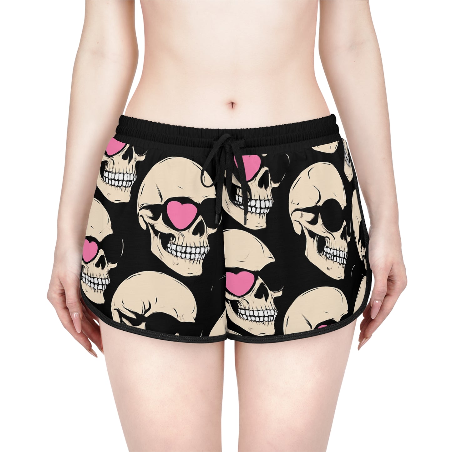 Skull Love Athletic Shorts