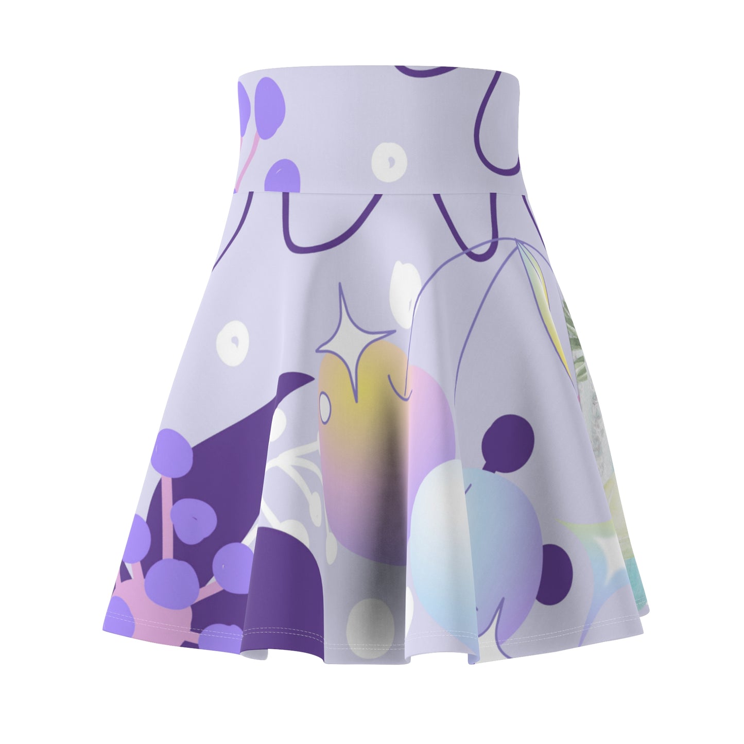Retro Bowling Night Skater Skirt
