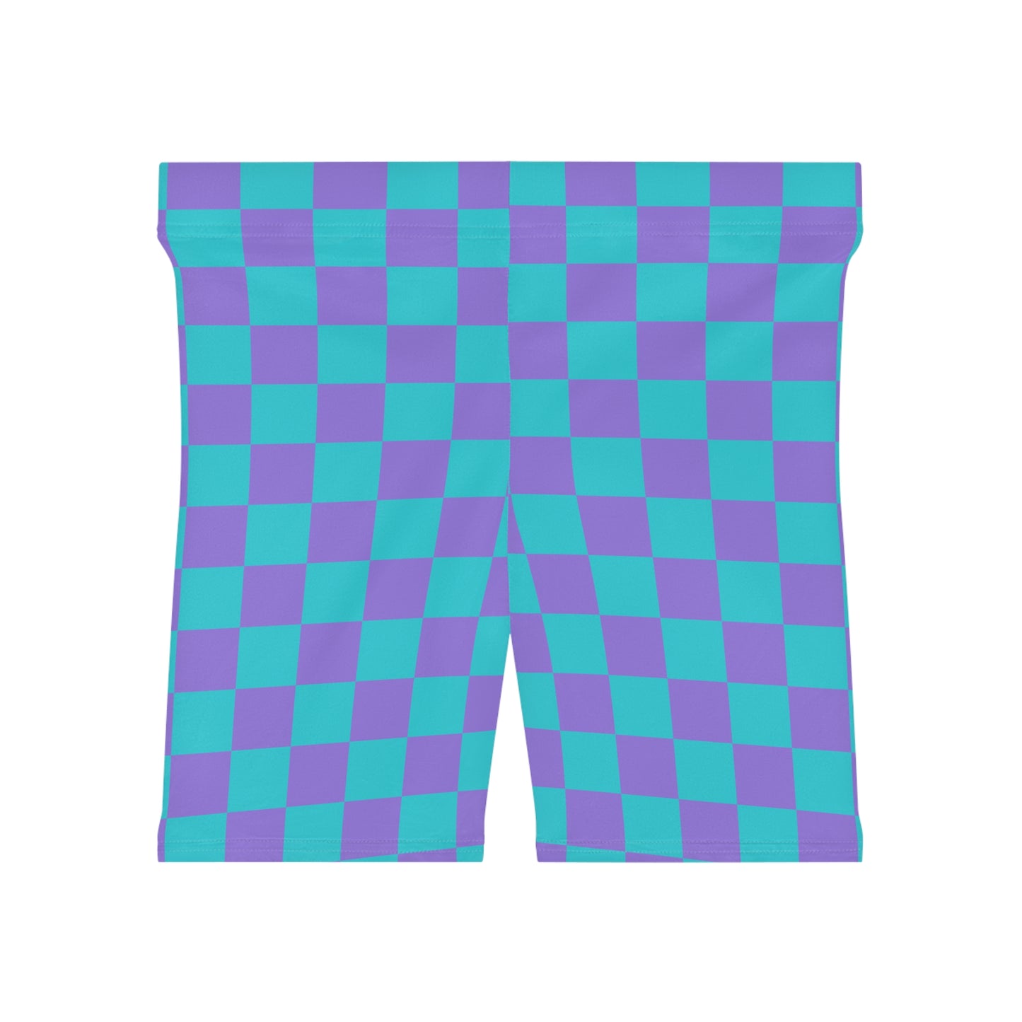 Checkered Chill Women’s Biker Shorts