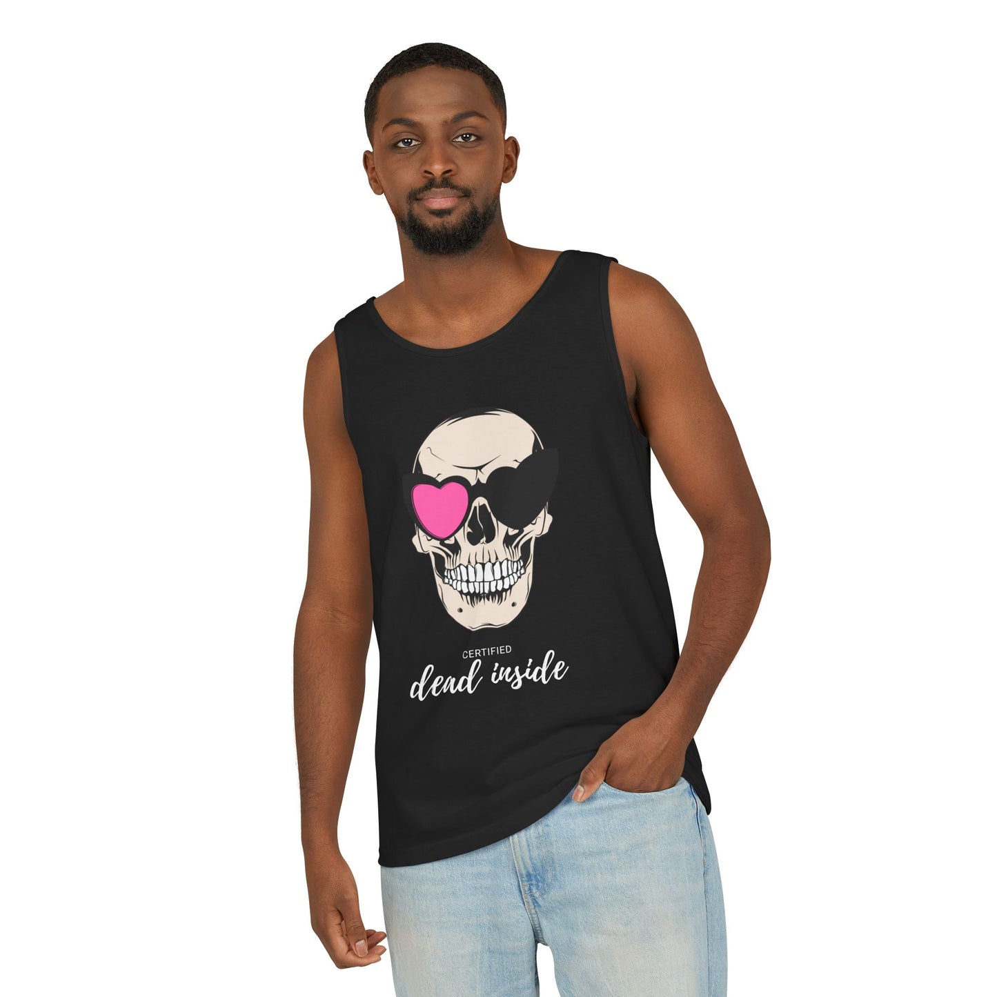 Dead Inside Skull Tank Top [Unisex]