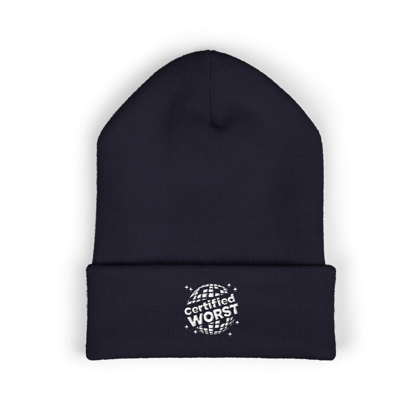 Certified Worst Embroidered Beanie