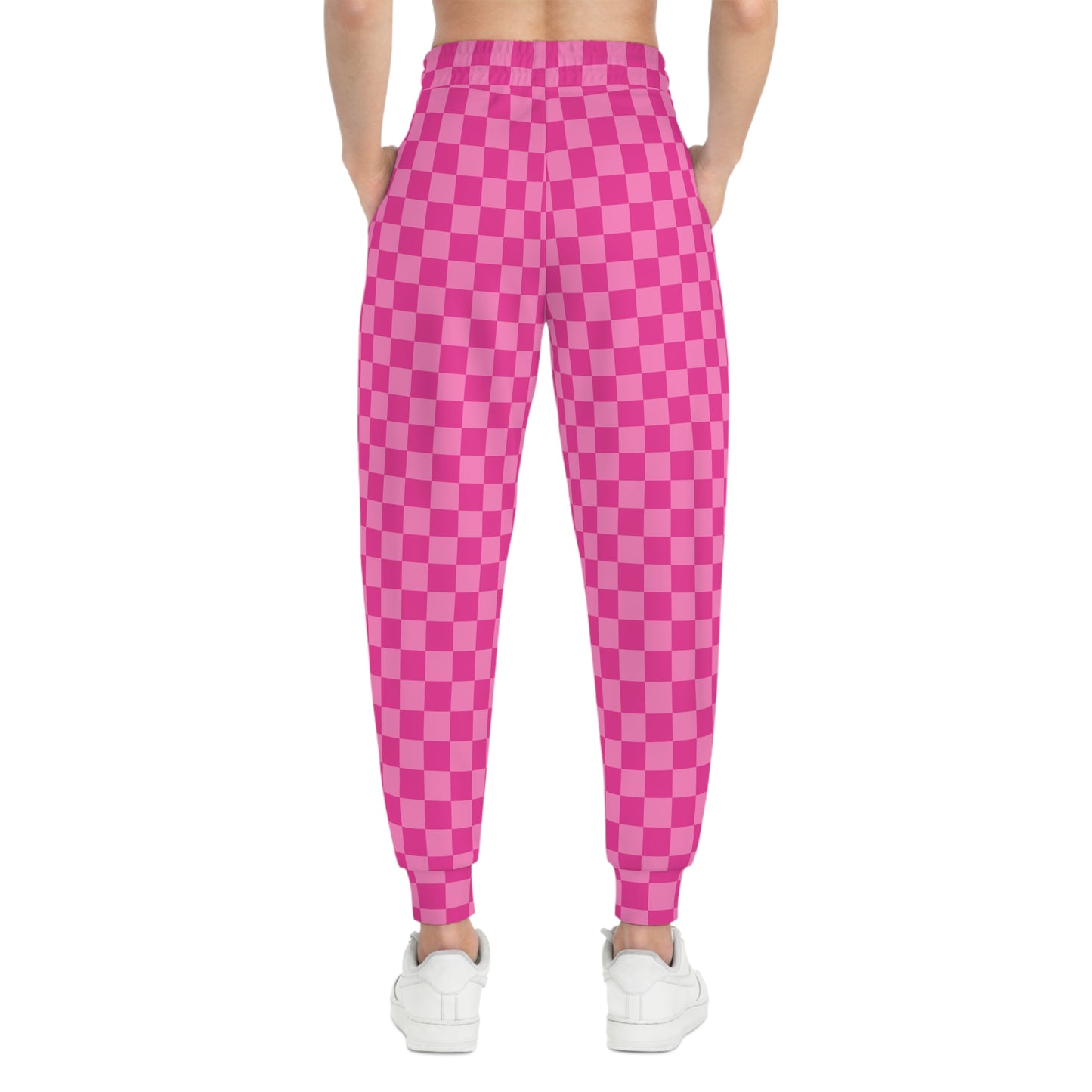 Pink Checkmate Joggers [Unisex]