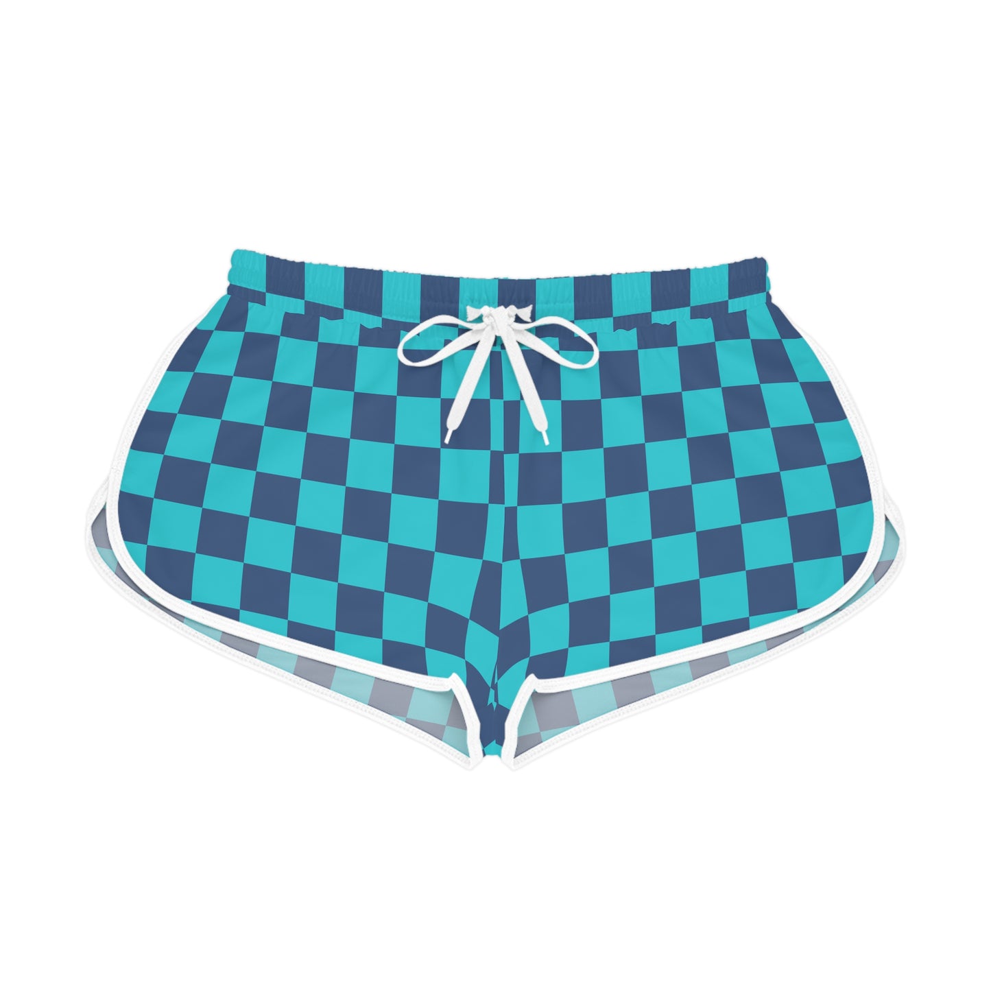 Blue Checkered Chill Lounge Shorts