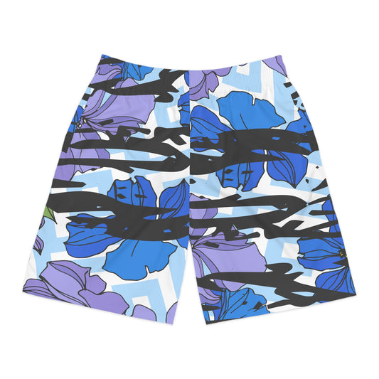Floral Chaos Jogger Shorts