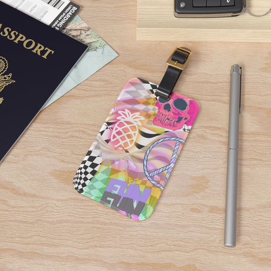 Emotional Baggage Print Luggage Tag