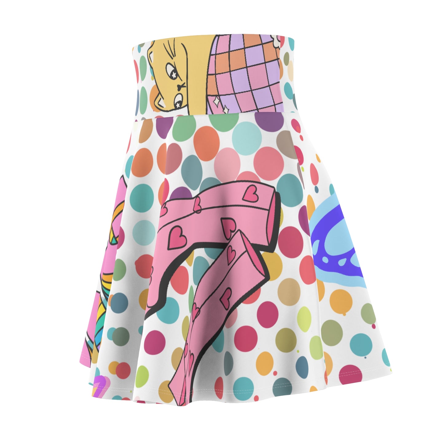 Retro Groove Skater Skirt