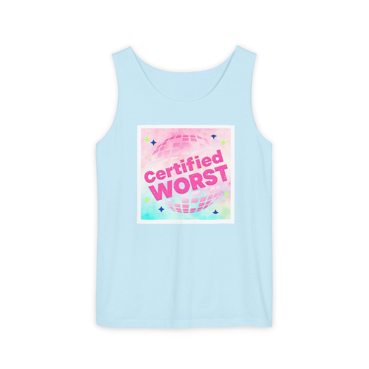 Certified Worst Neon Disco Tank